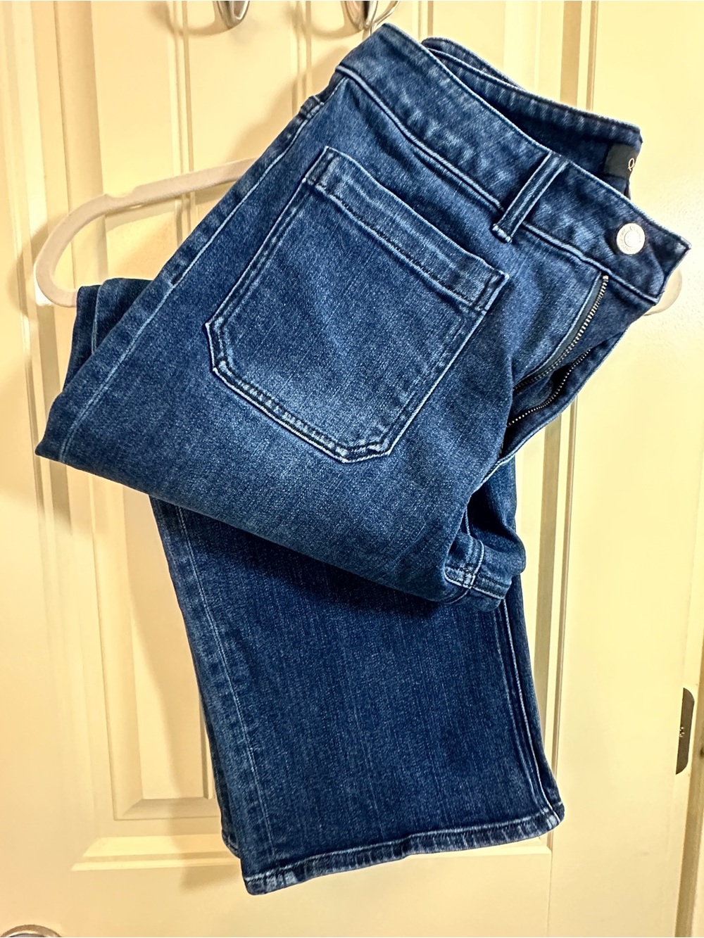 Quince Dark Blue Straight-Leg Women’s Jeans
